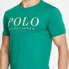 Vihreät miesten Ralph Lauren -logoiset T-paidat