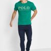 Vihreät miesten Ralph Lauren -logoiset T-paidat