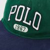 Vihreät miesten Ralph Lauren -painetut hatut Vihreät miesten Ralph Lauren -painetut hatut