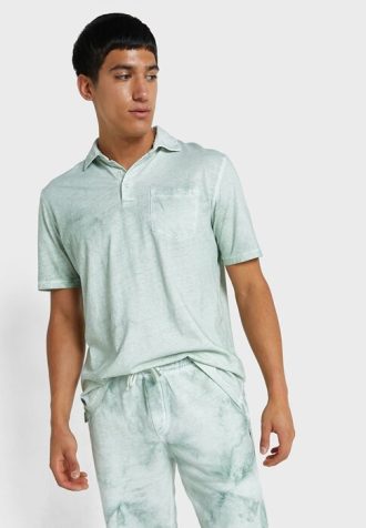 Vihreät miesten Ralph Lauren -painetut poolopaidat