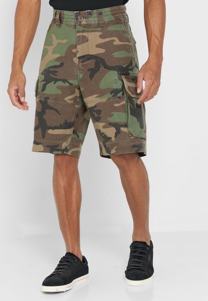 Vihreät miesten Ralph Lauren -printit shortsit Vihreät miesten Ralph Lauren -printit shortsit