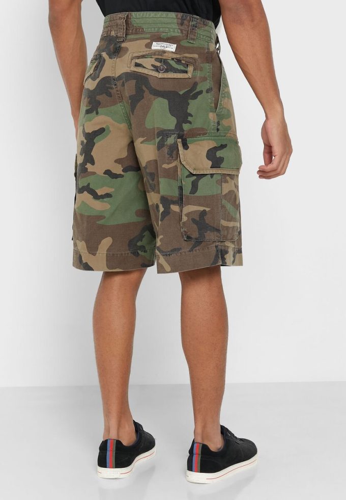 Vihreät miesten Ralph Lauren -printit shortsit Vihreät miesten Ralph Lauren -printit shortsit