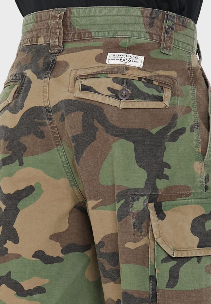 Vihreät miesten Ralph Lauren -printit shortsit Vihreät miesten Ralph Lauren -printit shortsit