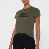 Vihreät Naisten Ralph Lauren Graphic Crew Neck T-paidat Vihreät Naisten Ralph Lauren Graphic Crew Neck T-paidat