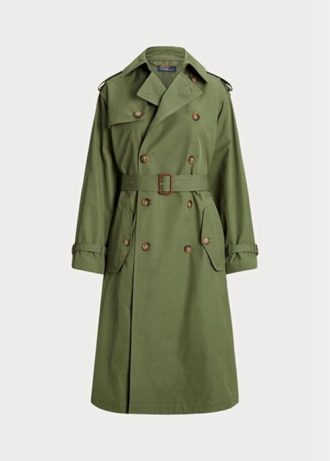 Vihreät naisten Ralph Lauren Poplin -takit Vihreät naisten Ralph Lauren Poplin -takit