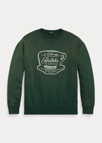 Vihreät naisten Ralph Lauren Ralph’s Coffee Crewneck collegepaidat Vihreät naisten Ralph Lauren Ralph’s Coffee Crewneck collegepaidat
