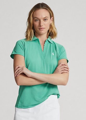 Vihreät Naisten Ralph Lauren Räätälöidyt Pikee Poolopaidat Vihreät Naisten Ralph Lauren Räätälöidyt Pikee Poolopaidat